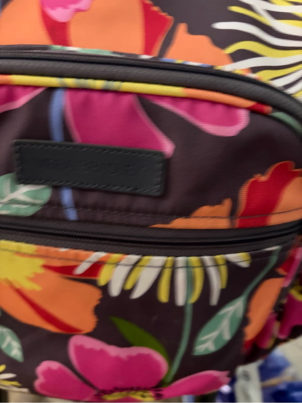 Vera Bradley Lighten Up Campus Backpack in Jazzy Blooms - Picture 8 of 14